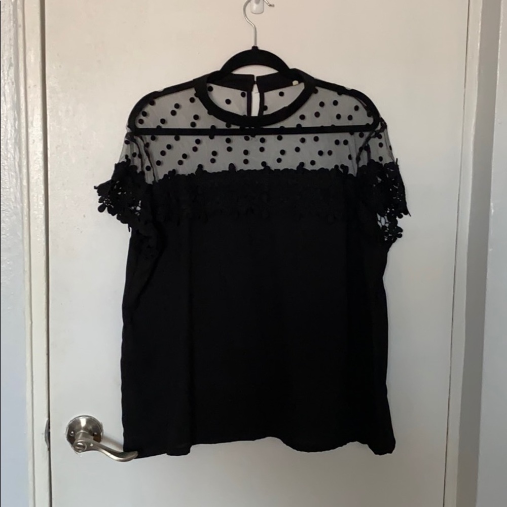 Sheer top blouse